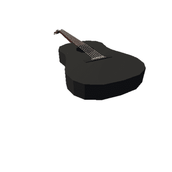 Acoustic Guitar Black